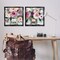 Stupell Industries Blush Spring Blooms in Bottle 2pc Floating Frame Set By Annabelle Hall